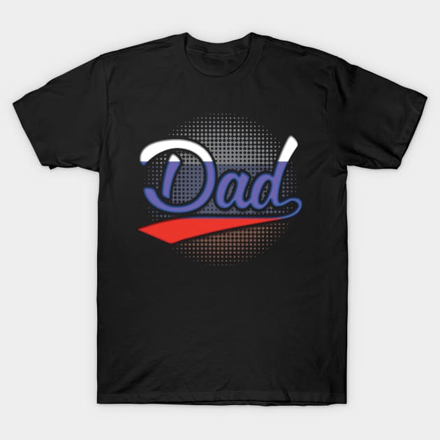 Russian Dad - Gift for Russian From Russia T-Shirt by Country Flags